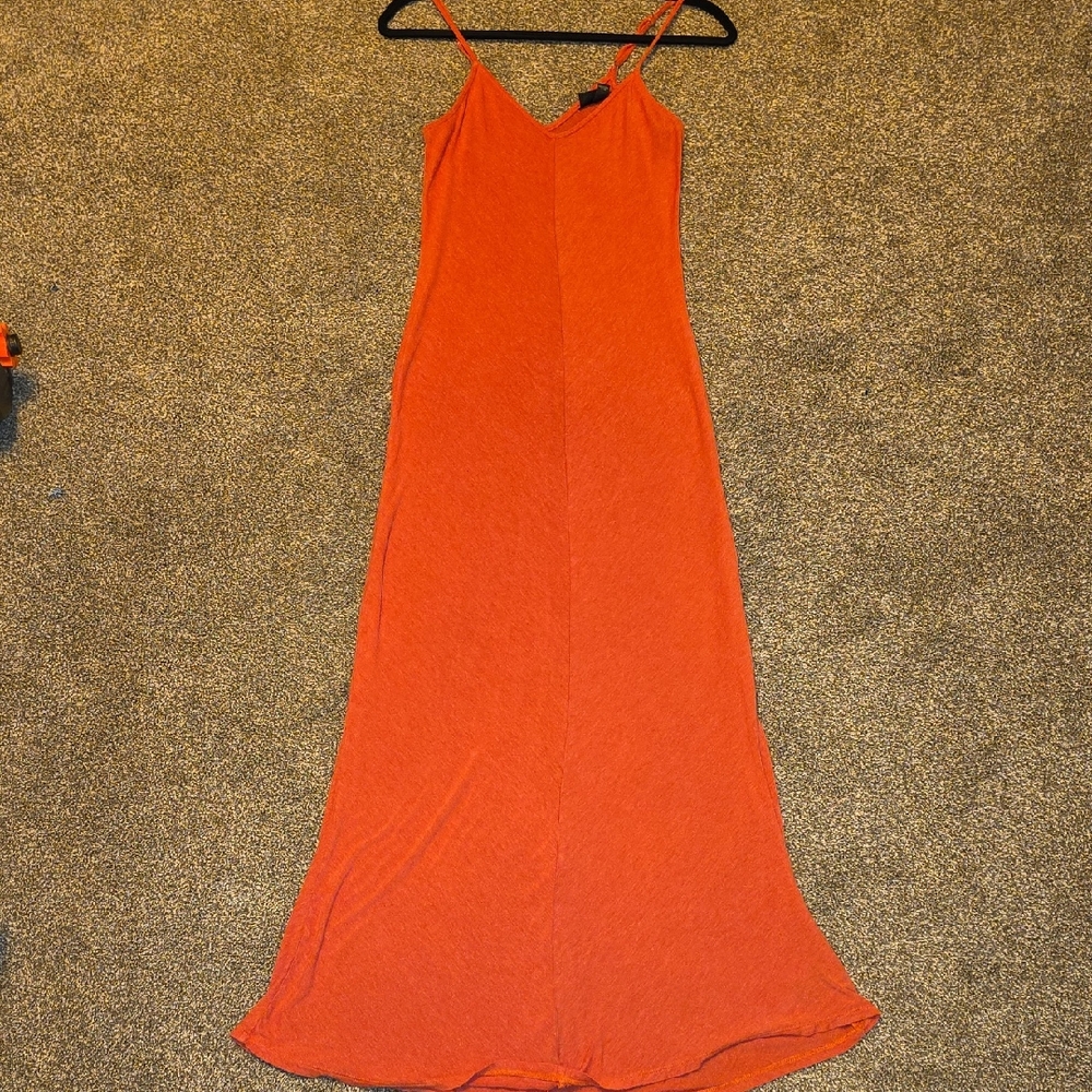 Mossimo Supply Co. Orange Maxi Dress